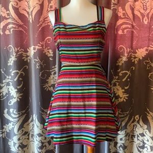 For Love and Lemons Mexican blanket dress